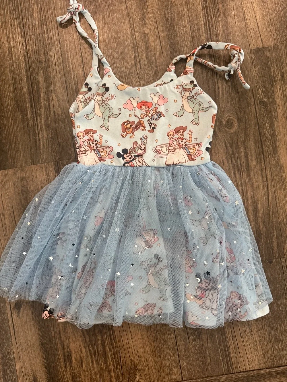 Blue Disney-Style Toy Story Tulle Dress